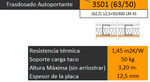 Trasdosado autoportante - 3S01 (62,5+50 LM)